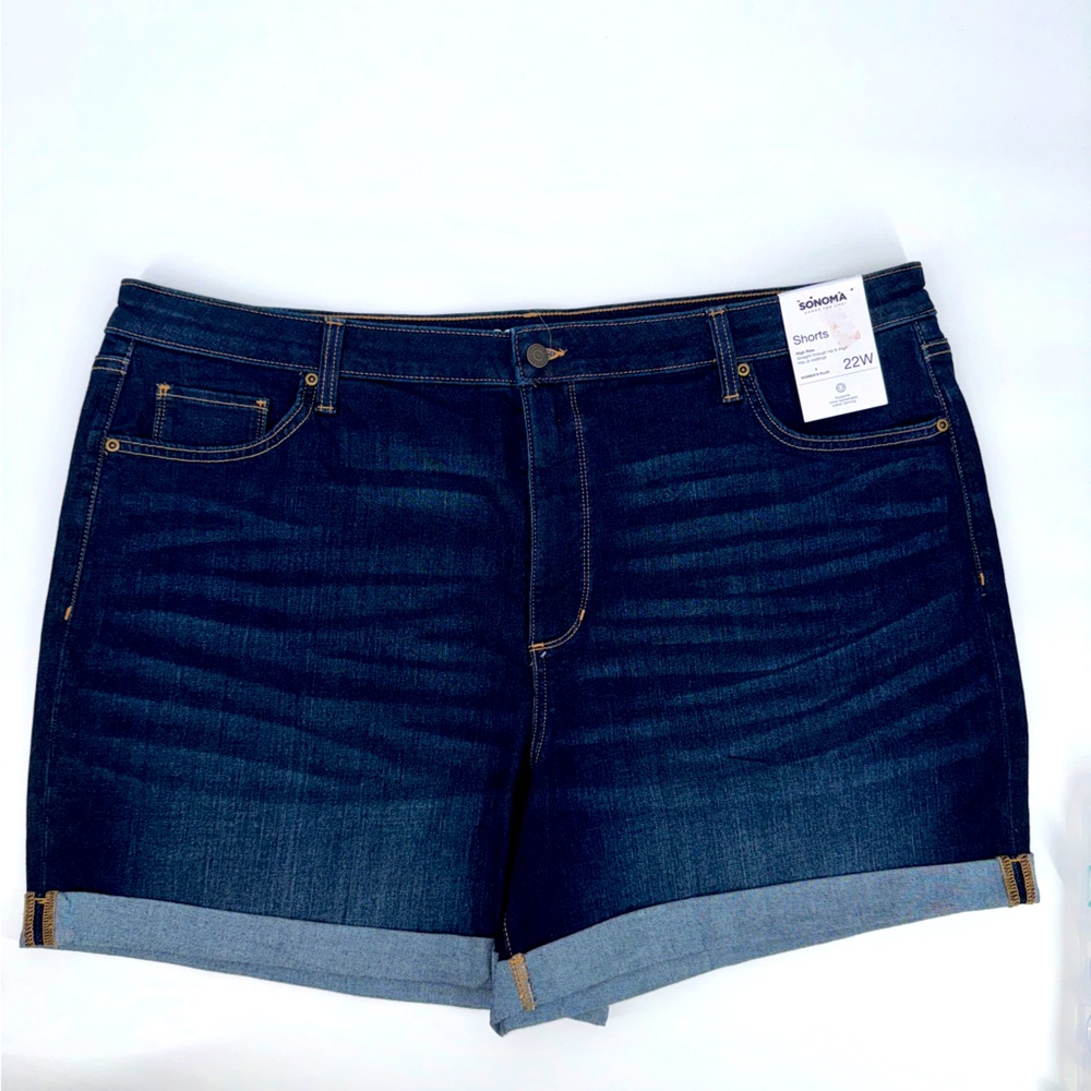 5/$25 NEW Sonoma high rise shorts